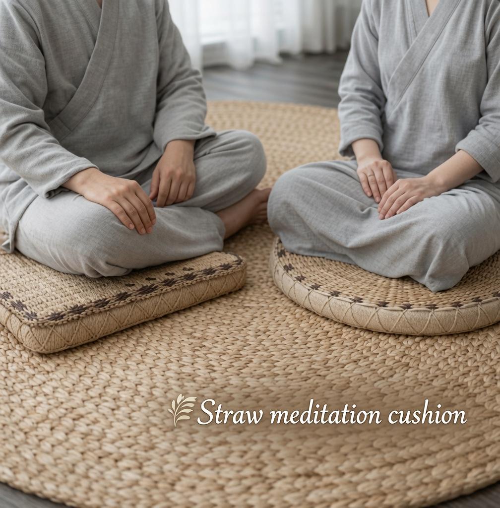Straw Meditation Cushion