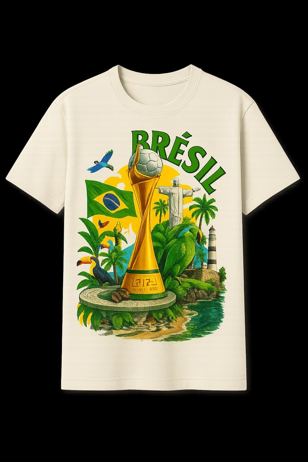 Brazil Football Tee