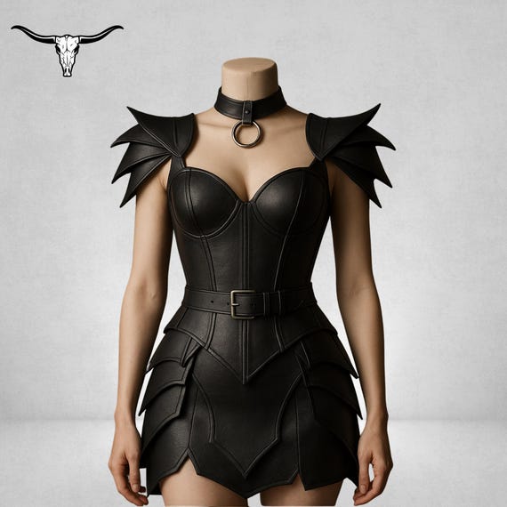 mini dress with leather jacket Lexi Faux Leather Mini Dress main image 0