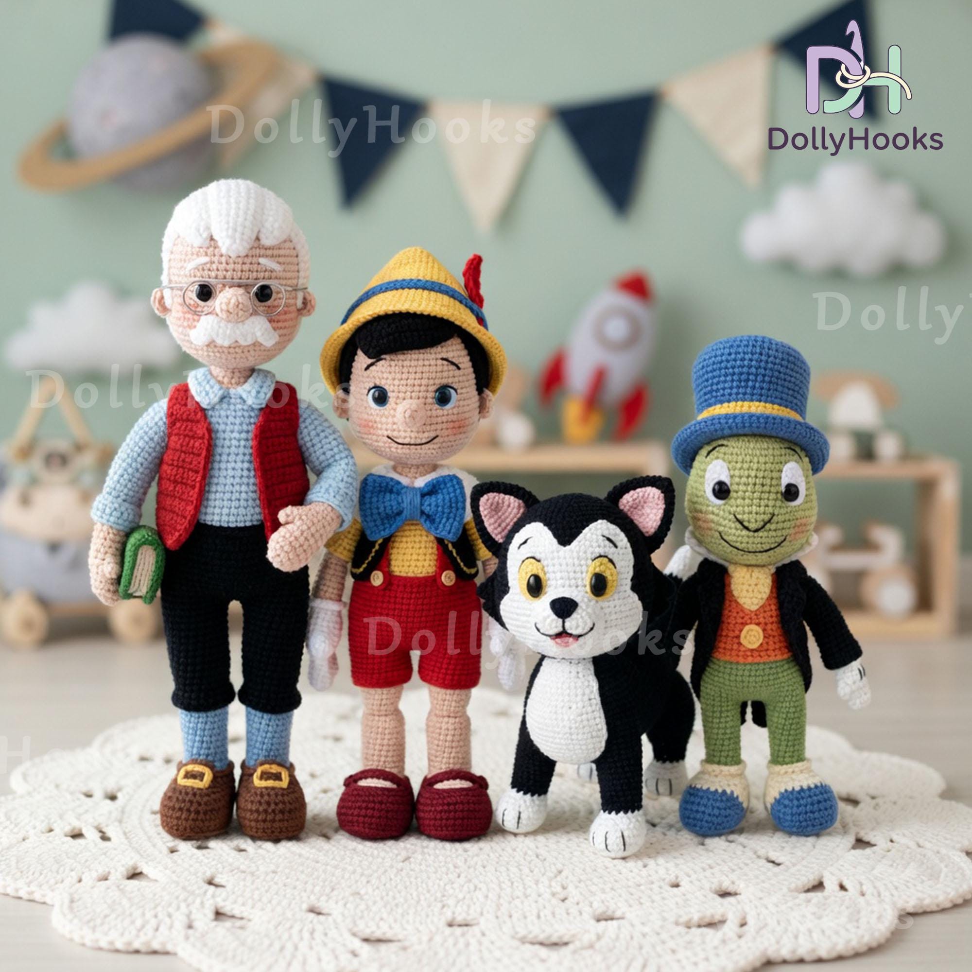 Geppetto Plush Toy - Etsy