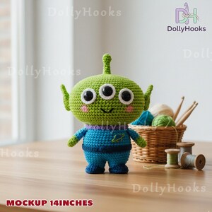 Handmade Buzz Lightyear Crochet Doll, Toy Story Buzz Crochet Doll, Toy Story Plush Toys, Crochet Buzz Doll For Boy, Disney Cartoon Dolls bild 8