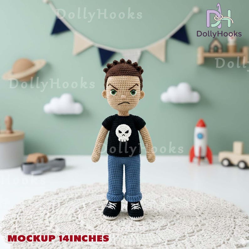 Handmade Buzz Lightyear Crochet Doll, Toy Story Buzz Crochet Doll, Toy Story Plush Toys, Crochet Buzz Doll For Boy, Disney Cartoon Dolls bild 18