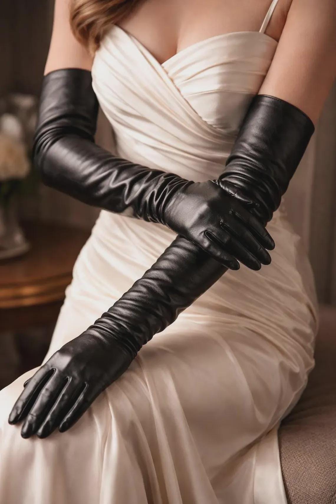 Leather Opera Gloves - Etsy