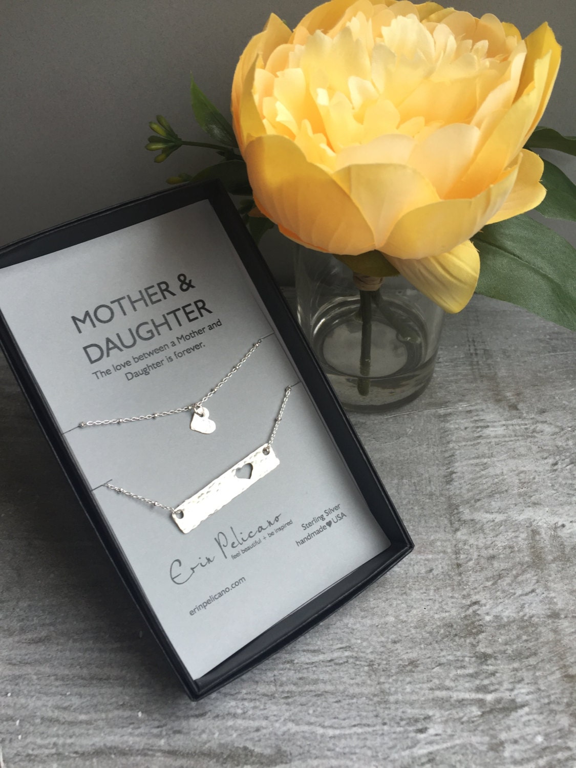 Mother Daughter Necklace Gift for Mom Birthday Gift Mom Gift