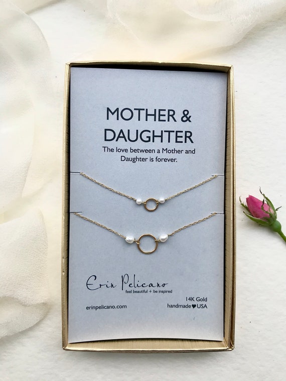 mother daughter pearl necklace