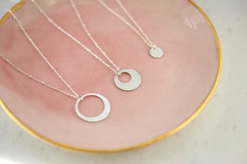 Custom Jewelry Grandmother Daughter and Granddaughter Sterling Silver Family Tree Necklace Personalized Necklace set