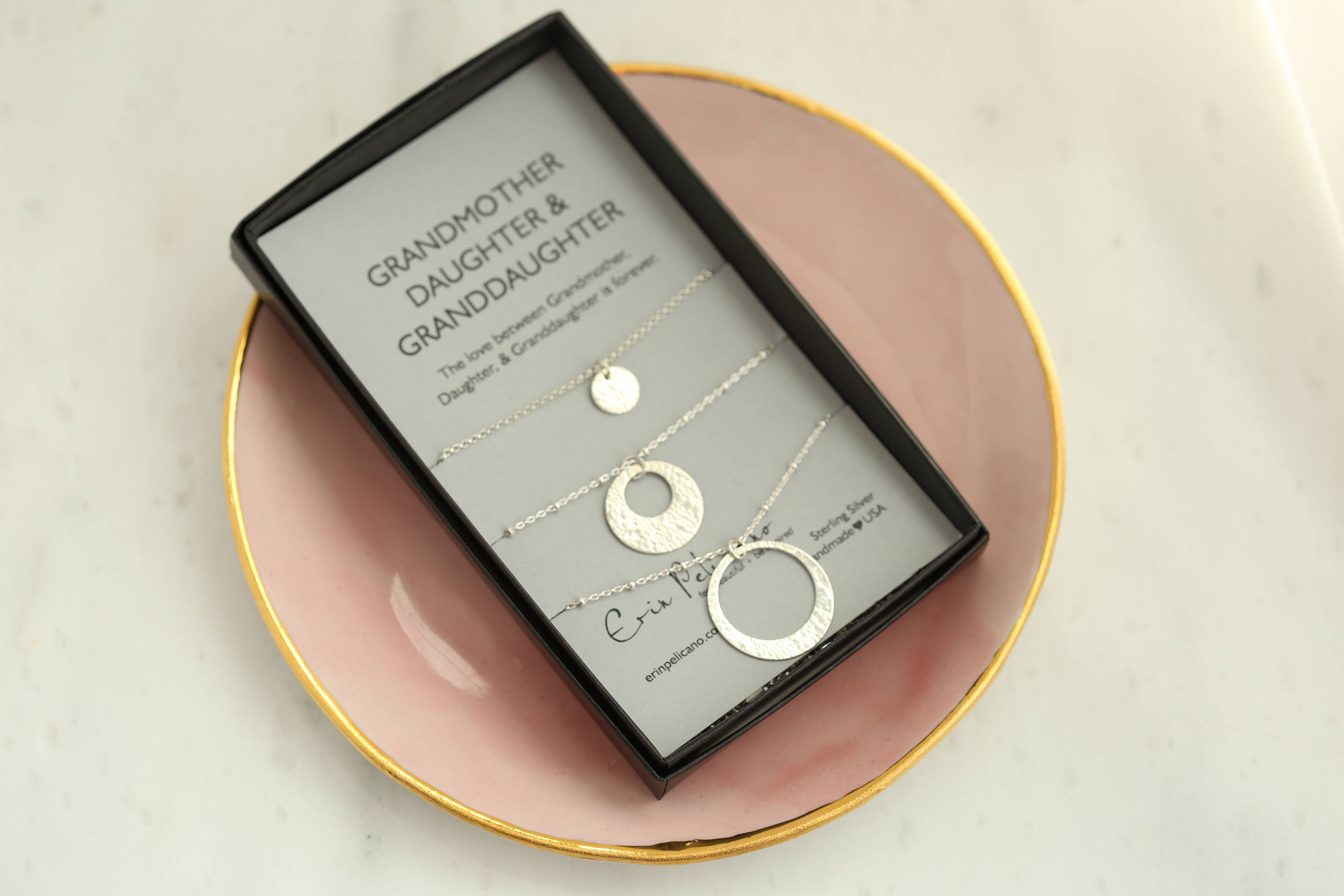 Granddaughter Sterling Silver Family 