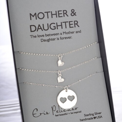 Sterling Silver Mother Daughter 