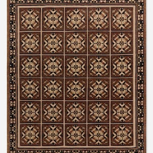Ovidi Hand Knotted Large Area Rug | New Zealand Wool Rug | Custom Oushak Hand Made — 8x10, 9x12, 12x15 |Turkish Contemporary Rug Decor