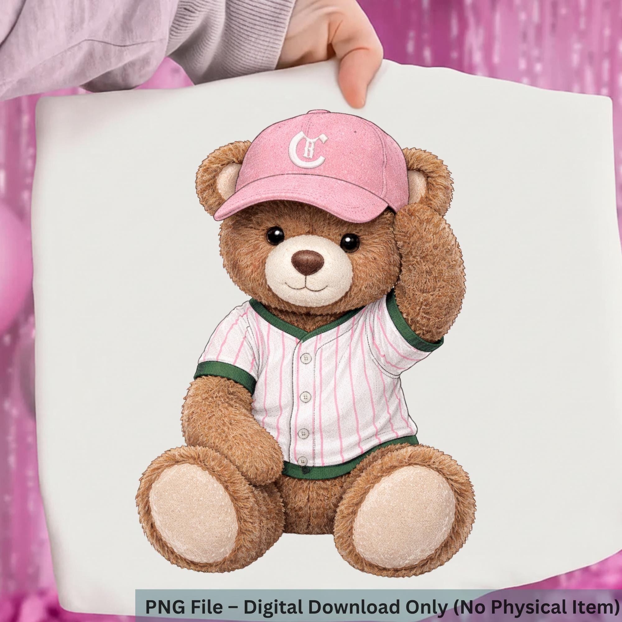 Teddy Bear Baseball Cap - Etsy