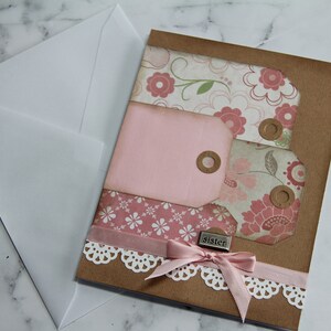 Sister handmade card
