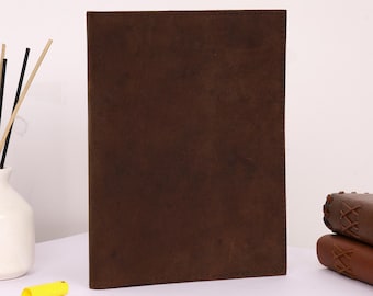 Personalized Leather Journal, Custom Handmade Notebook, Refillable Diary, Gift for Him Her