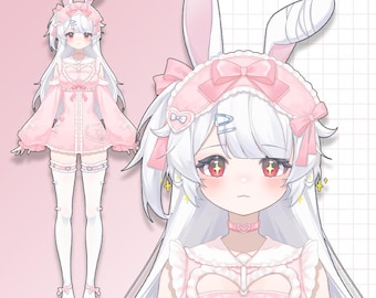 Premade Live2D Vtuber Model: Ready to Use, VTubeStudio Compatible