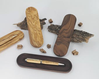 Bandeja de exhibición para un solo bolígrafo - Olivewood Pens®