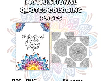 Páginas para colorear con frases motivacionales: 50 hojas inspiradoras (descarga PDF y PNG)