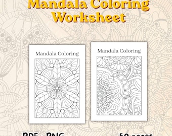 Mandalas para colorear: 50 fichas de actividades de mindfulness (PDF)