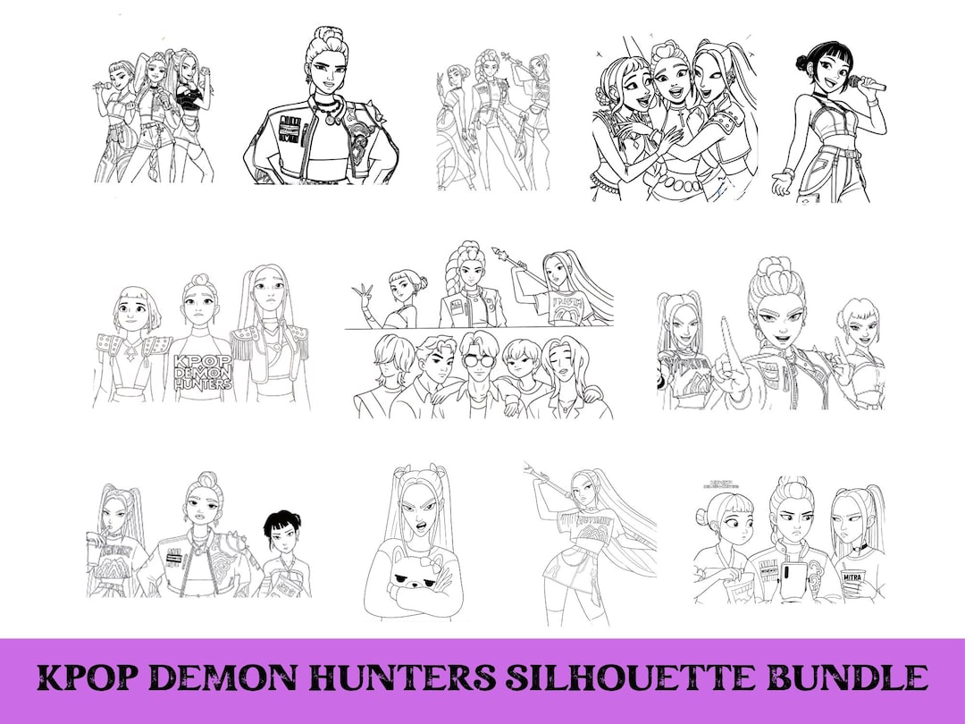 K Pop Demon Hunters Saja Boys Silhouette
