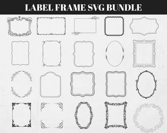 Classic Frames Svg Bundle,Decorative Frames,Frames svg bundle,Label Borders Svg,Label Frames Clipart, Cricut, Instant Download,Banners Svg