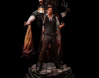 Diorama de The Evil Within/Sculpture/Modèle en résine 3D/Figurine de collection