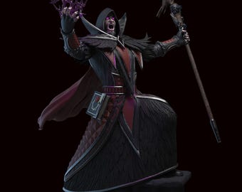 Medivh*world of warcraft*game*sculpture*3d model*order
