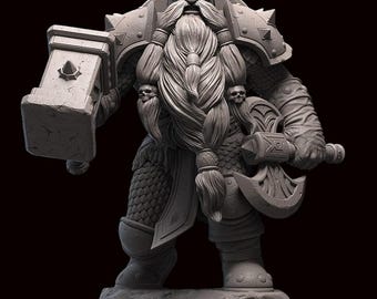 Muradin Bronzebeard*world of warcraft*sculpture*3d model*order