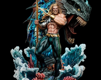 Aquaman/sculpture/modèle 3D en résine/figurine de collection