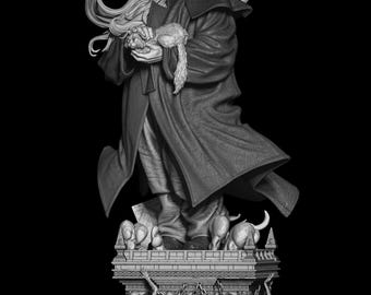 Cogliostro/sculpture/modèle 3D en résine/figurine de collection