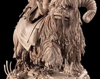 Cavalier Tusken sur mantha/sculpture/modèle 3D en résine/figurine de collection