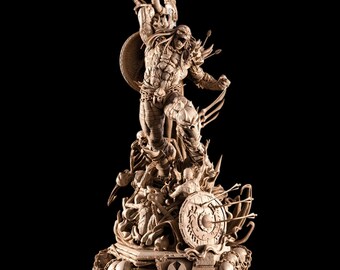 L'âge des ténèbres*Sculpture*Modèle 3D, commande