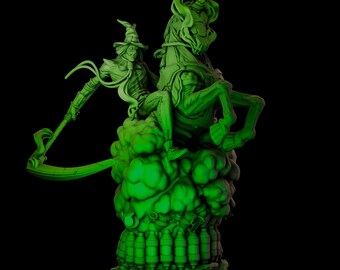 Épouvantail/sculpture/modèle 3D en résine/figurine de collection