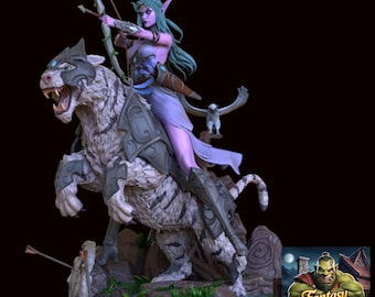 Tyrande Whisperwind*World of Warcraft*Sculpture*3D Model*Order