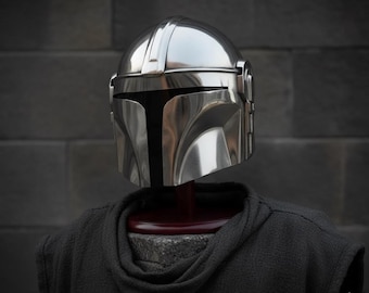 マンダロリアンヘルメット ハンドメイド コスプレ アーマー 小道具 着用可能 スターウォーズ風 ヘルメット 中世戦士 コレクターズアイテム