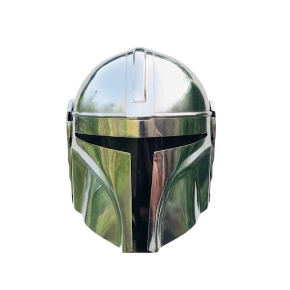 The Mandalorian Helmet Replica Handmade 18 Gauge Mild Steel