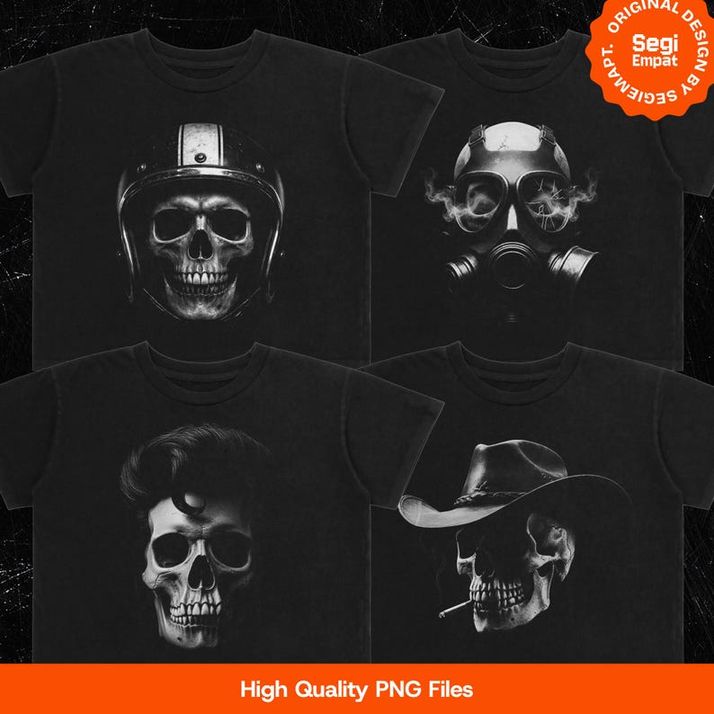 Urban Streetwear Graphic T-shirt Bundle - Halftone Design PNG Ready to Print For Clothing Brand