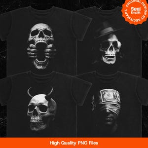 Urban Streetwear Graphic T-shirt Bundle - Halftone Design PNG Ready to Print For Clothing Brand