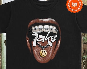 Vintage Streetwear PNG T-Shirt Design - Y2K Grunge Graphic Tee for Clothing Apparel (DTF Sublimation)