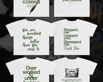 Pacchetto di design PNG per t-shirt streetwear con tipografia vintage / Collezione di grafiche per magliette con citazioni / Stampabile DTF