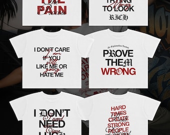 Pacchetto di design PNG per t-shirt streetwear con tipografia vintage - Collezione di t-shirt grafiche con citazioni significative, pronte per il download.