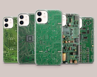 Platine Handytasche Motherboard Cover für iPhone 17Pro, 16, 15, 14, 13, 12, Samsung S26, S25, S24, S23Fe, A16, A56, Pixel 10, 9Pro