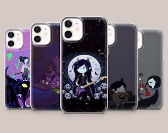 Marceline Phone Case Adventure Time Cover for iPhone 17Pro, 16, 15, 14, 13, 12, 11, Samsung S26, S25, S24, S23Fe, A17, A56, Pixel 10, 9Pro