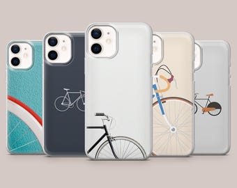Fahrrad Handytasche Radfahrer Biker Cover für iPhone 17Pro, 16, 15, 14, 13, 12, 11, Samsung S26, S25, S24, S23Fe, A17, A56, Pixel 10,9Pro