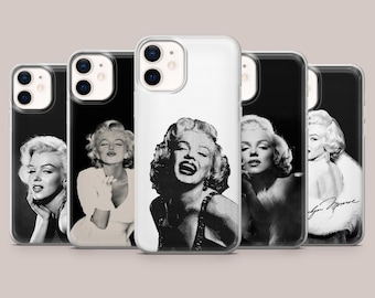 Marilyn Monroe Handyhülle 50s Style Cover, passend für iPhone 17Pro, 16, 15, 14, 13, 12, 11, Samsung S26, S25, S24, S23Fe, A17, A56, Pixel 10, 9Pro