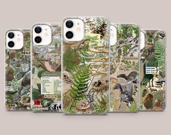 Dinosaurier Handyhülle T-Rex Aesthetic Cover für iPhone 17Pro, 16, 15, 14, 13, 12, 11, Samsung S26, S25, S24, S23Fe, A17, A56, Pixel 10, 9Pro