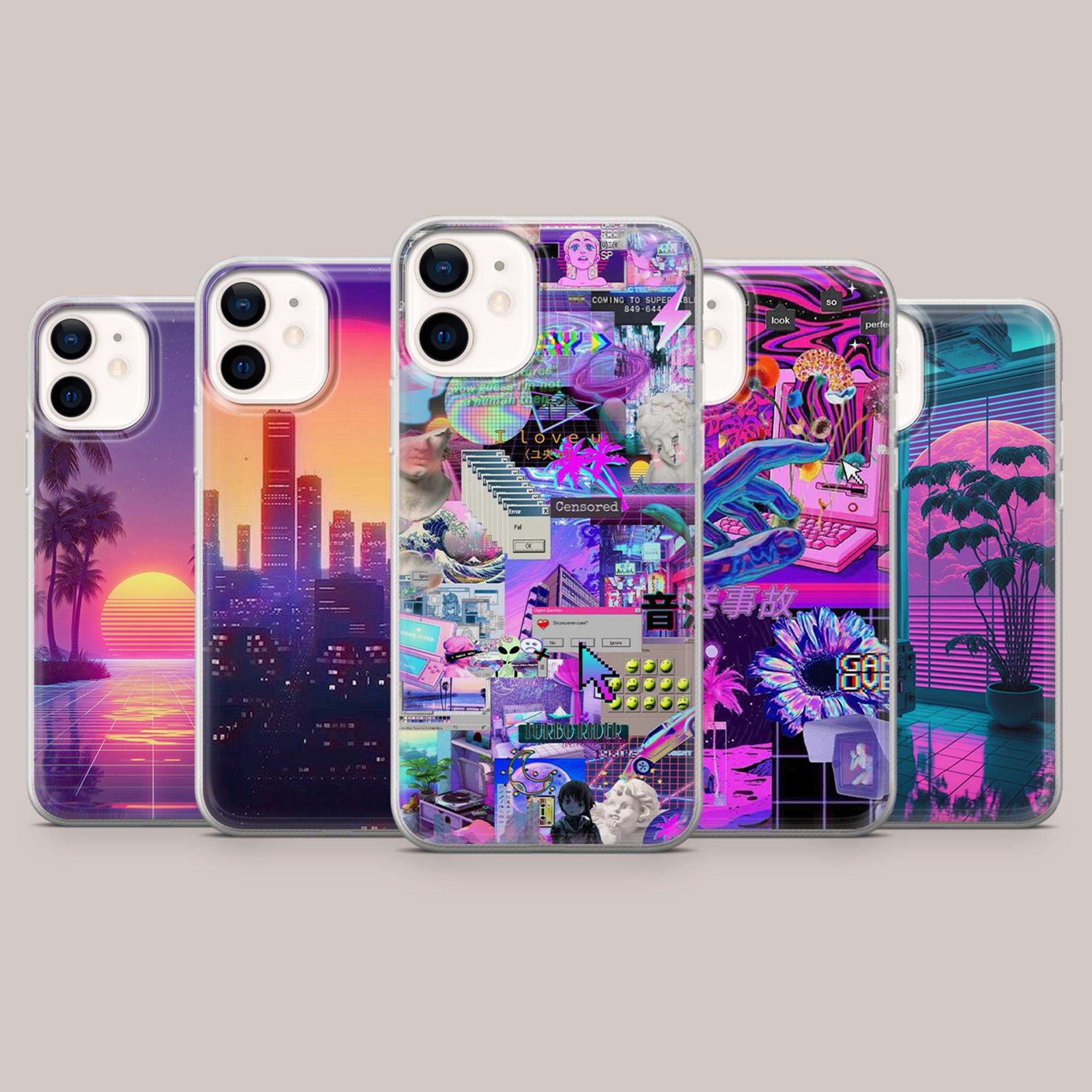 Synthwave Phone Case - Etsy