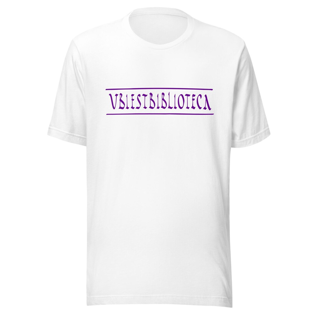 Ubi Est Biblioteca? Latin Shirt | Linguistics Humor Tee | Funny ...