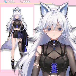 Modelo Vtuber Live2D prediseñado: listo para usar, compatible con VTubeStudio