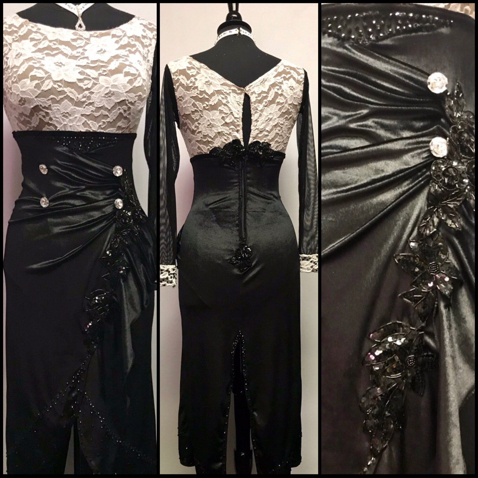 Black and White Dance Dress Free Shippingwhite Lace Dance Dresses Black