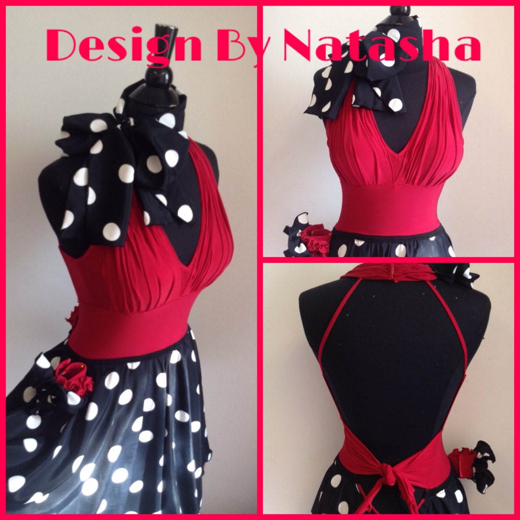 Swing Dance Dress Red Dance Dresses Salsa Dance Dress Etsy UK