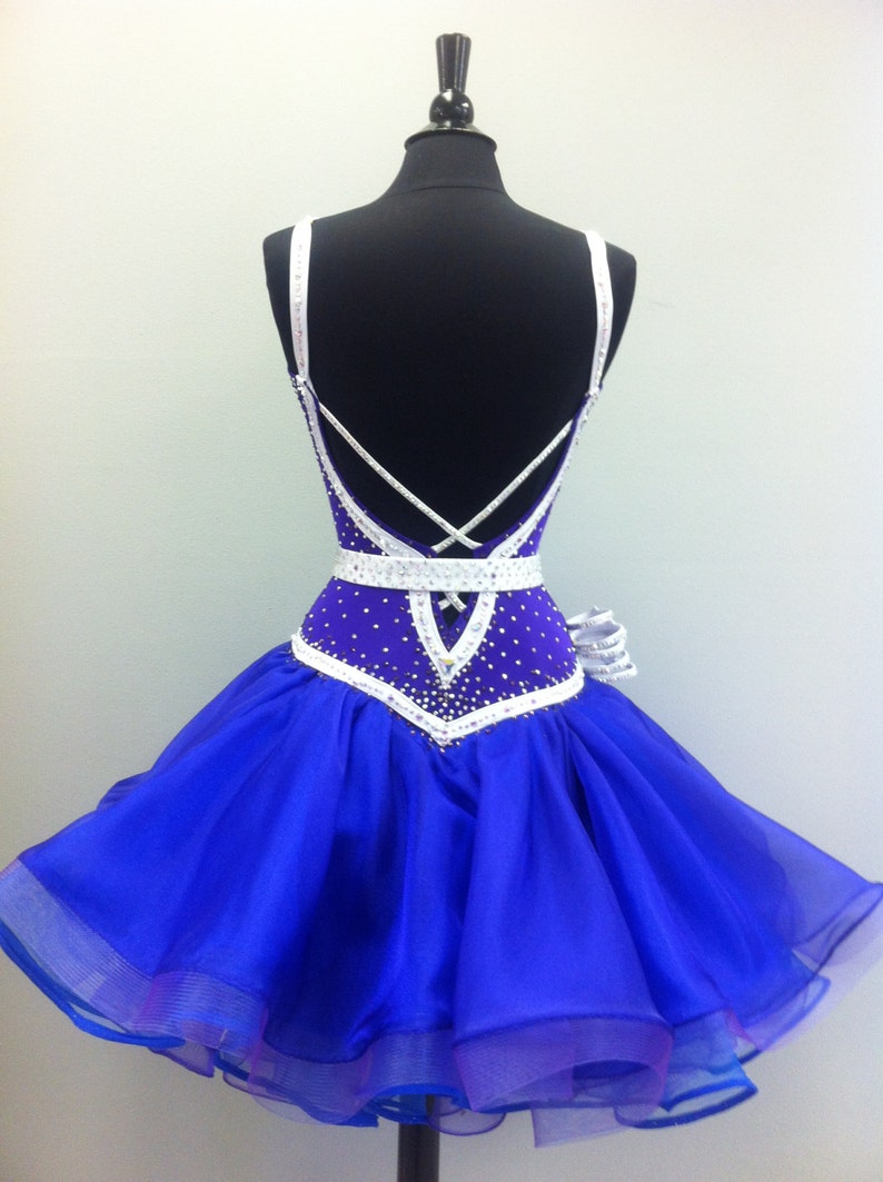 Purple Latin Dance Dress Purple Latin Dance Dresses Etsy