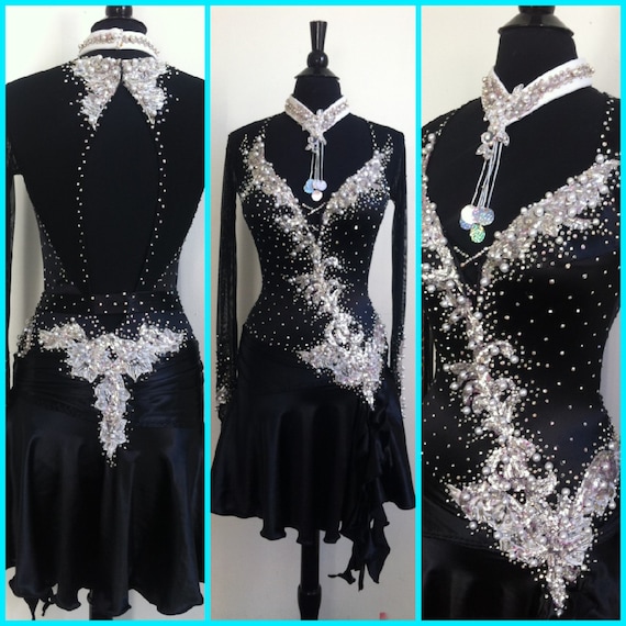 blue dress for baby girl Women Short Sleeve Lace Patchwork Lain Dance Dress Practice Dancewear –  DANCEYM